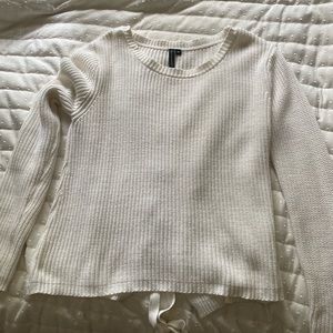 Cute tie in the back sweater